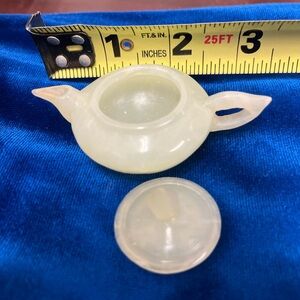 Vintage Miniature Jade Teapot